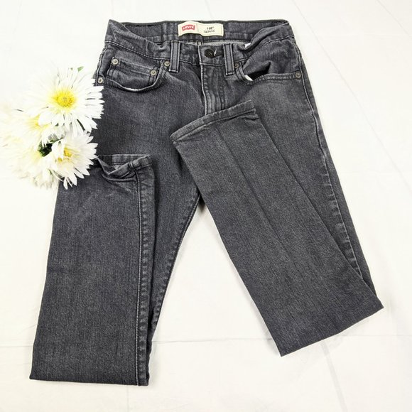 Levi's 510 Boy's Gray Skinny Fit Straight Jeans - Picture 2 of 9